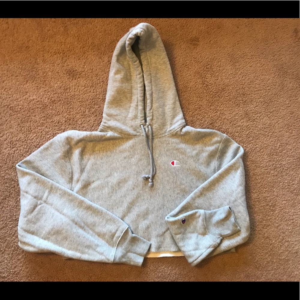 Champion cropped hoodie